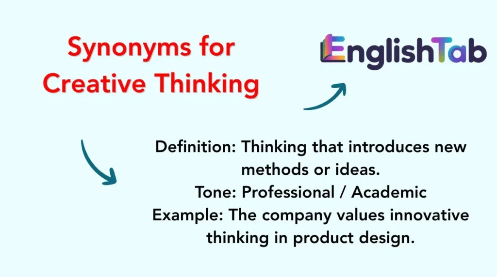 Synonyms for Creative Thinking