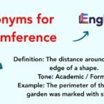 Synonyms for Circumference