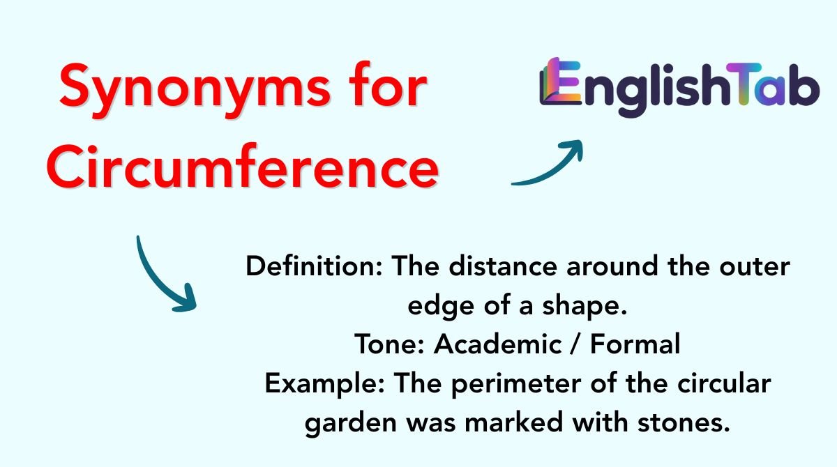 Synonyms for Circumference