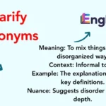 Clarify Antonyms