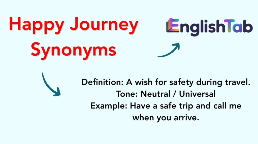 Happy Journey Synonyms
