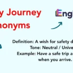 Happy Journey Synonyms