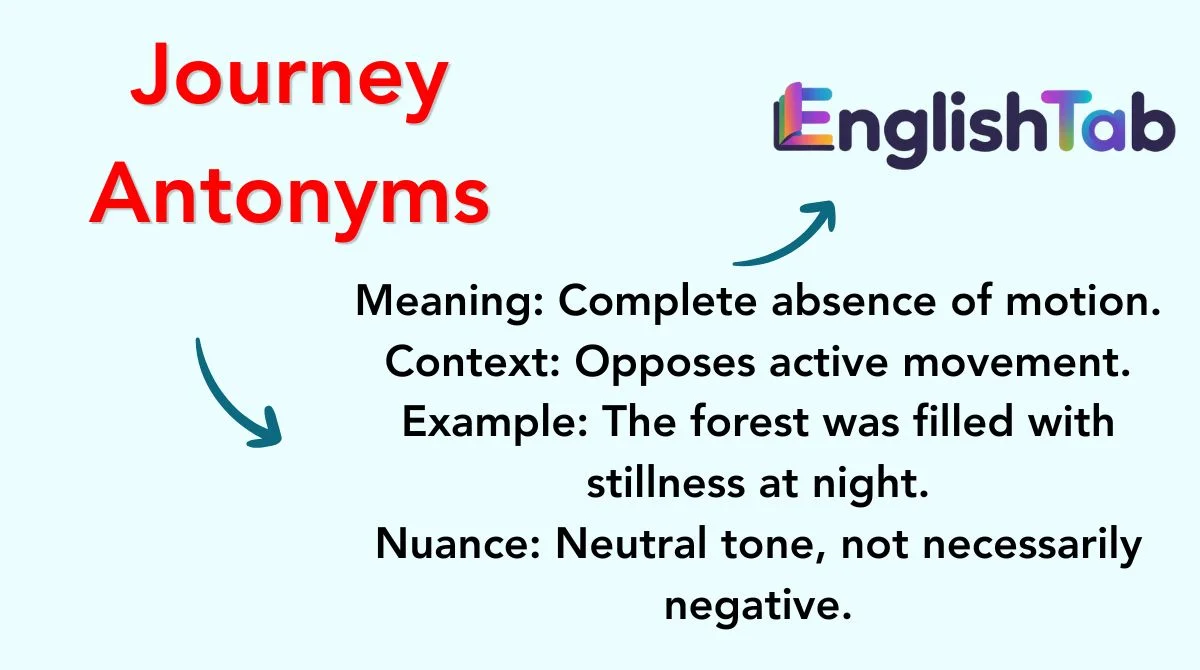 Journey Antonyms