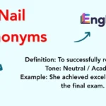 Nail Synonyms