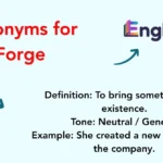 Synonyms for Forge
