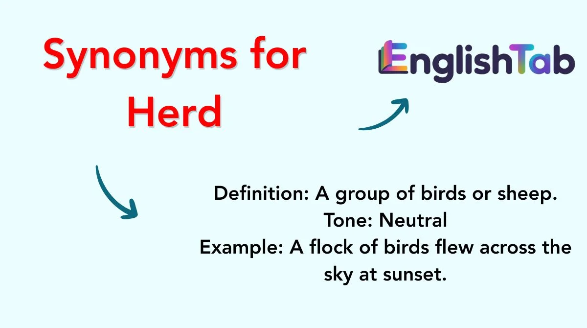Synonyms for Herd