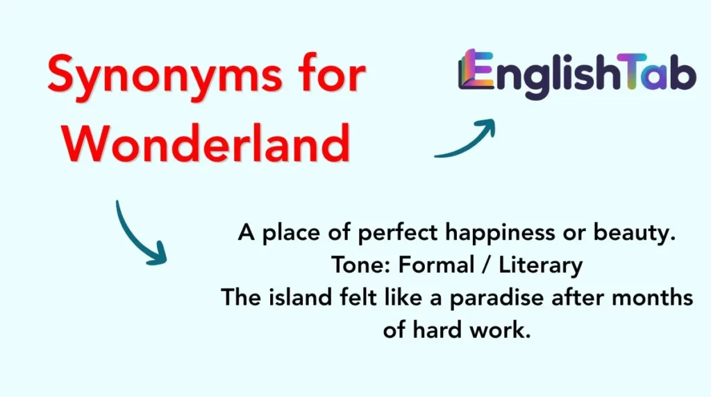Synonyms for Wonderland