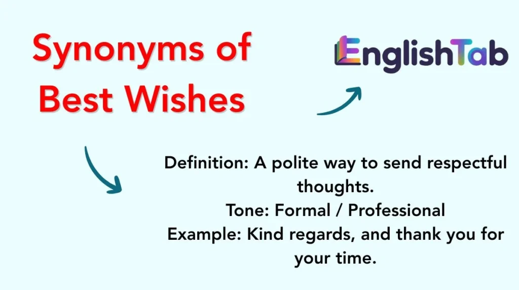 Synonyms of Best Wishes